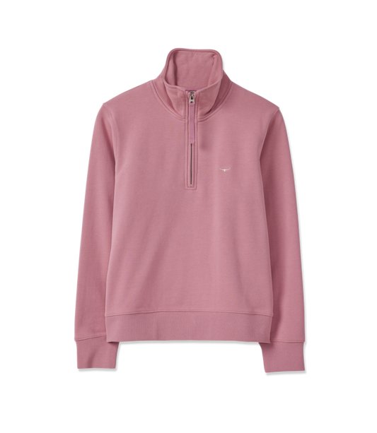 Trickett 1/4 Zip Sweatshirt Pink