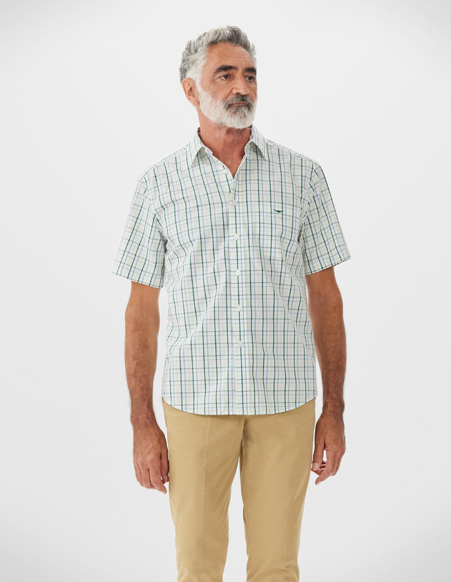 Hervey Shirt White/Blue/Green