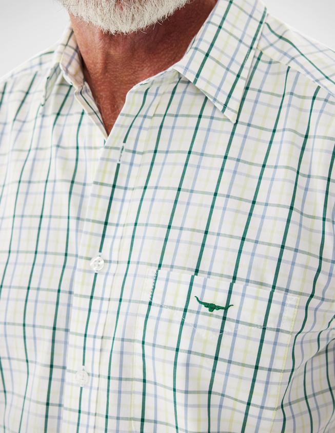 Hervey Shirt White/Blue/Green