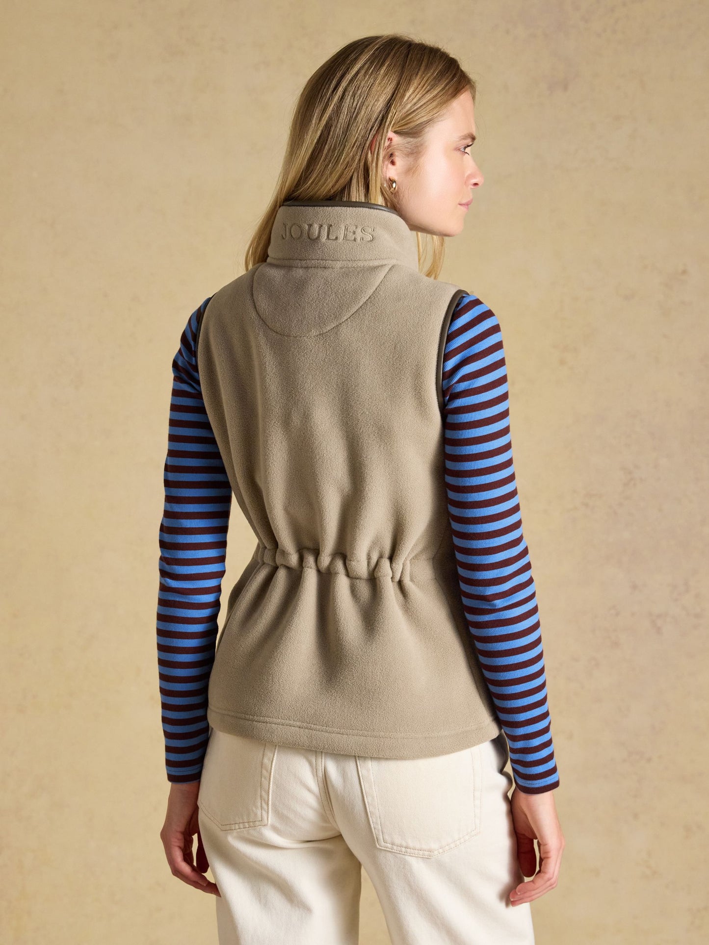 Heritage Mink Brown Regular Fleece Gilet
