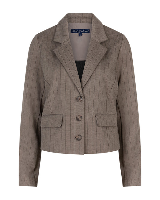 Skipper Punta Pinstripe Warm Taupe