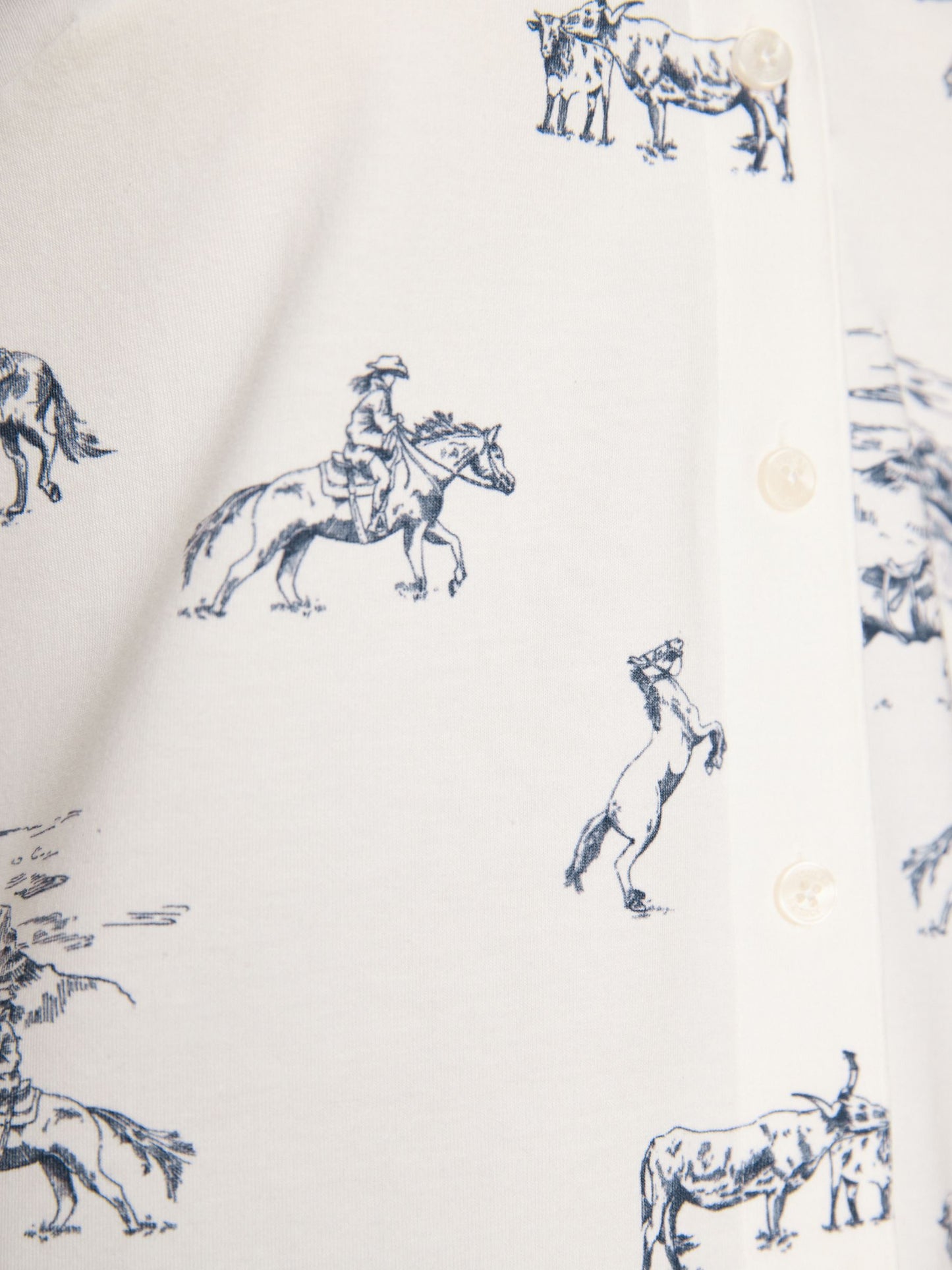 Charlotte Western Cotton Rich Printed Jersey Shirt