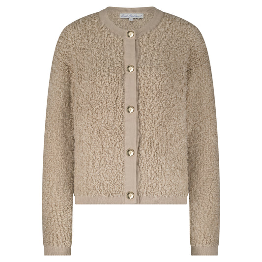 Jacket Knit Boucle Latte