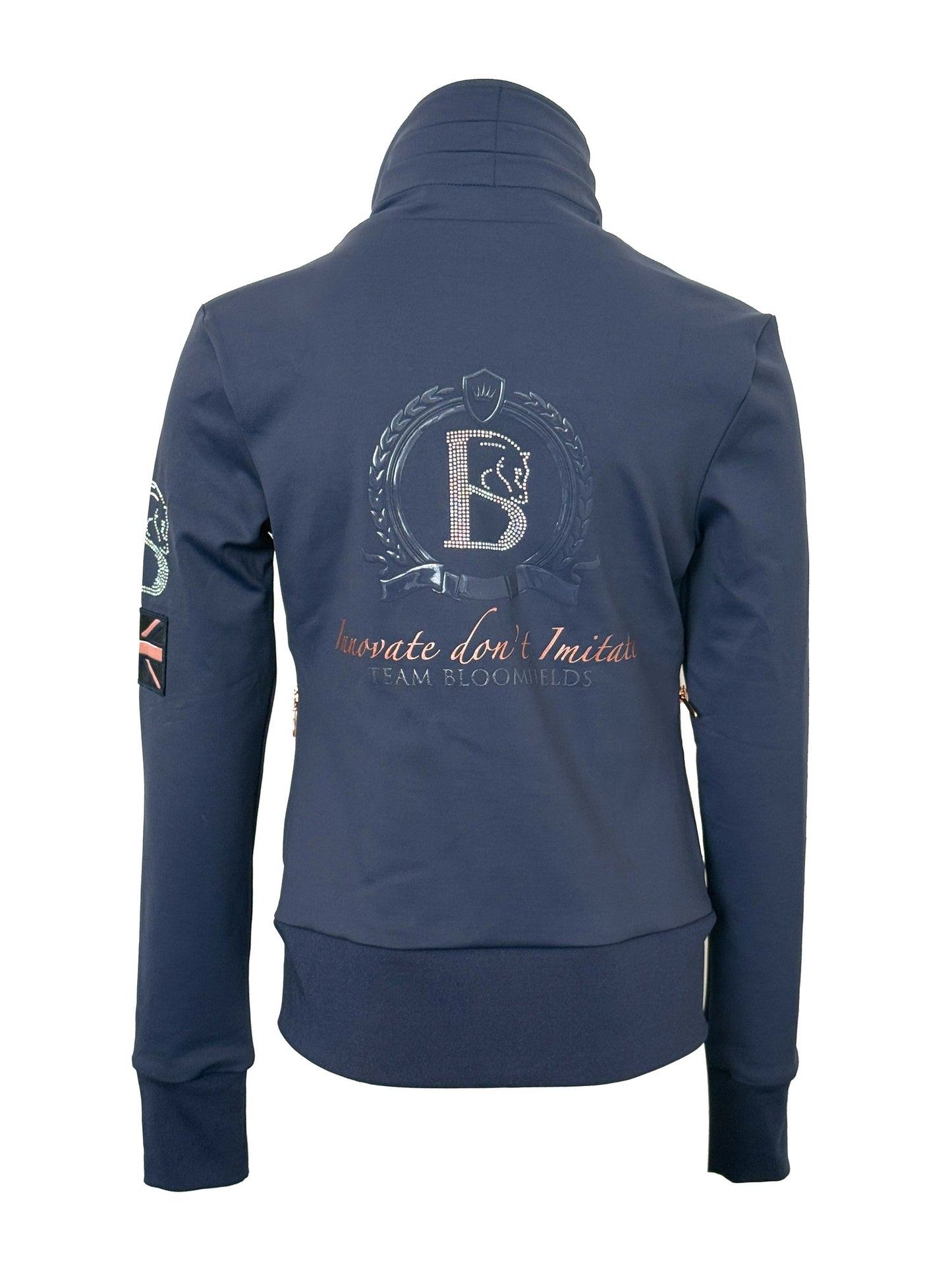 Sabrina Sport Navy With Ruffle Collar Top