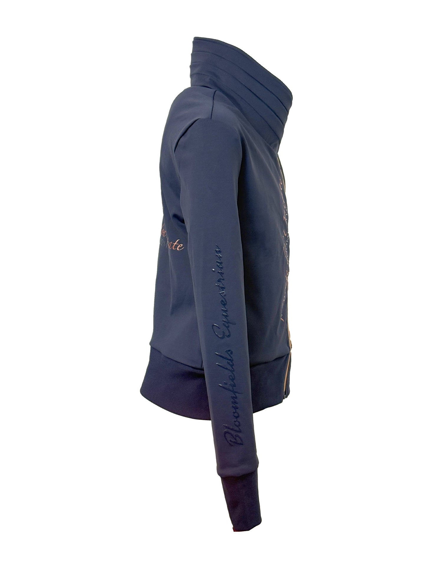 Sabrina Sport Navy With Ruffle Collar Top