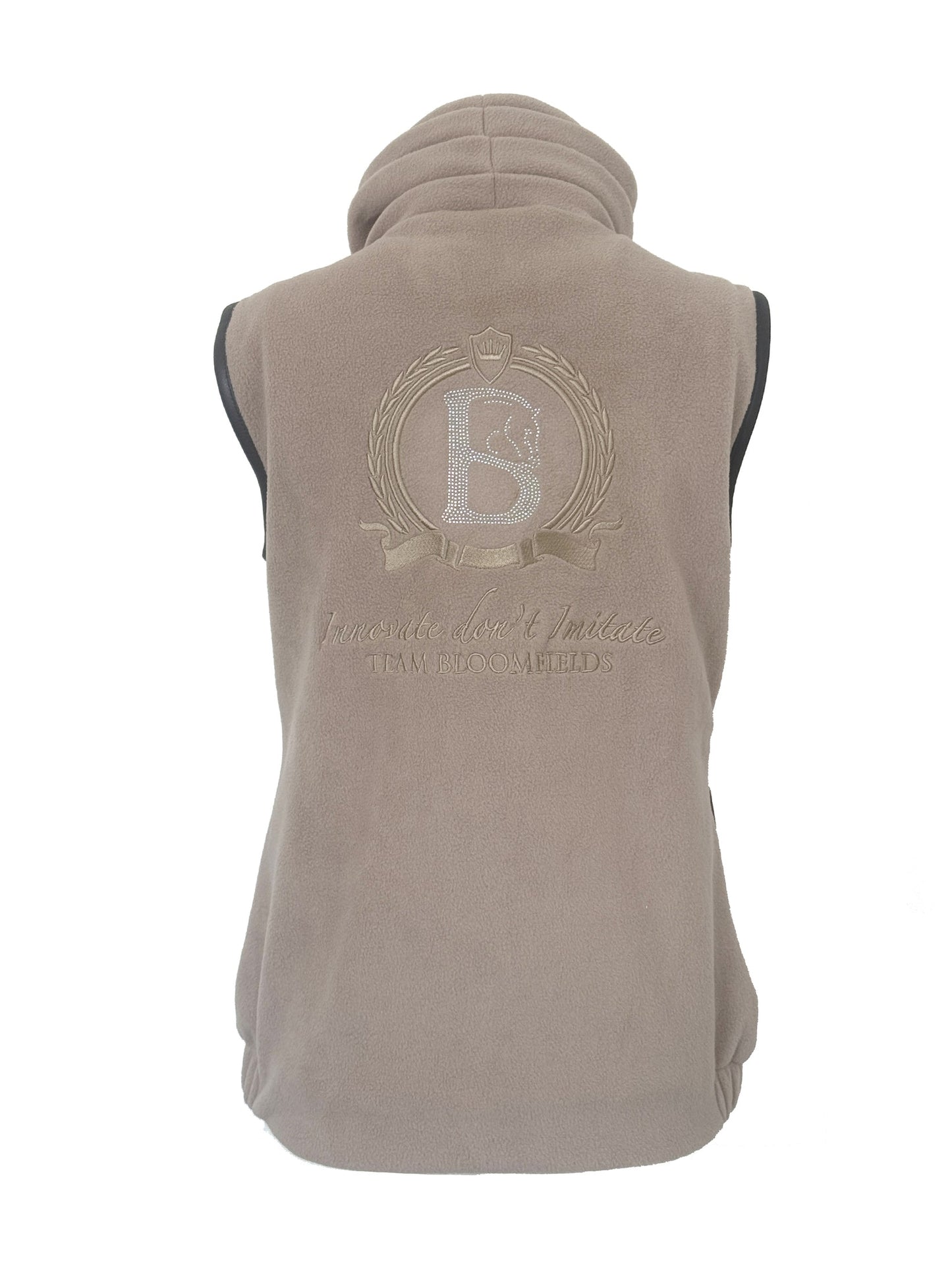 Sienna Country Fleece Stone Gilet