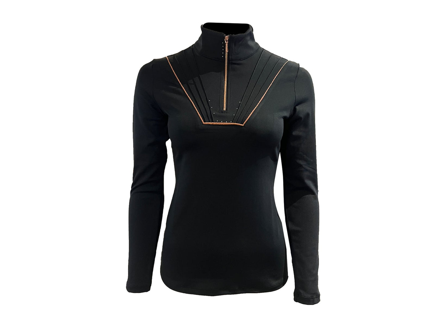 Maya Black Pleated Base Layer