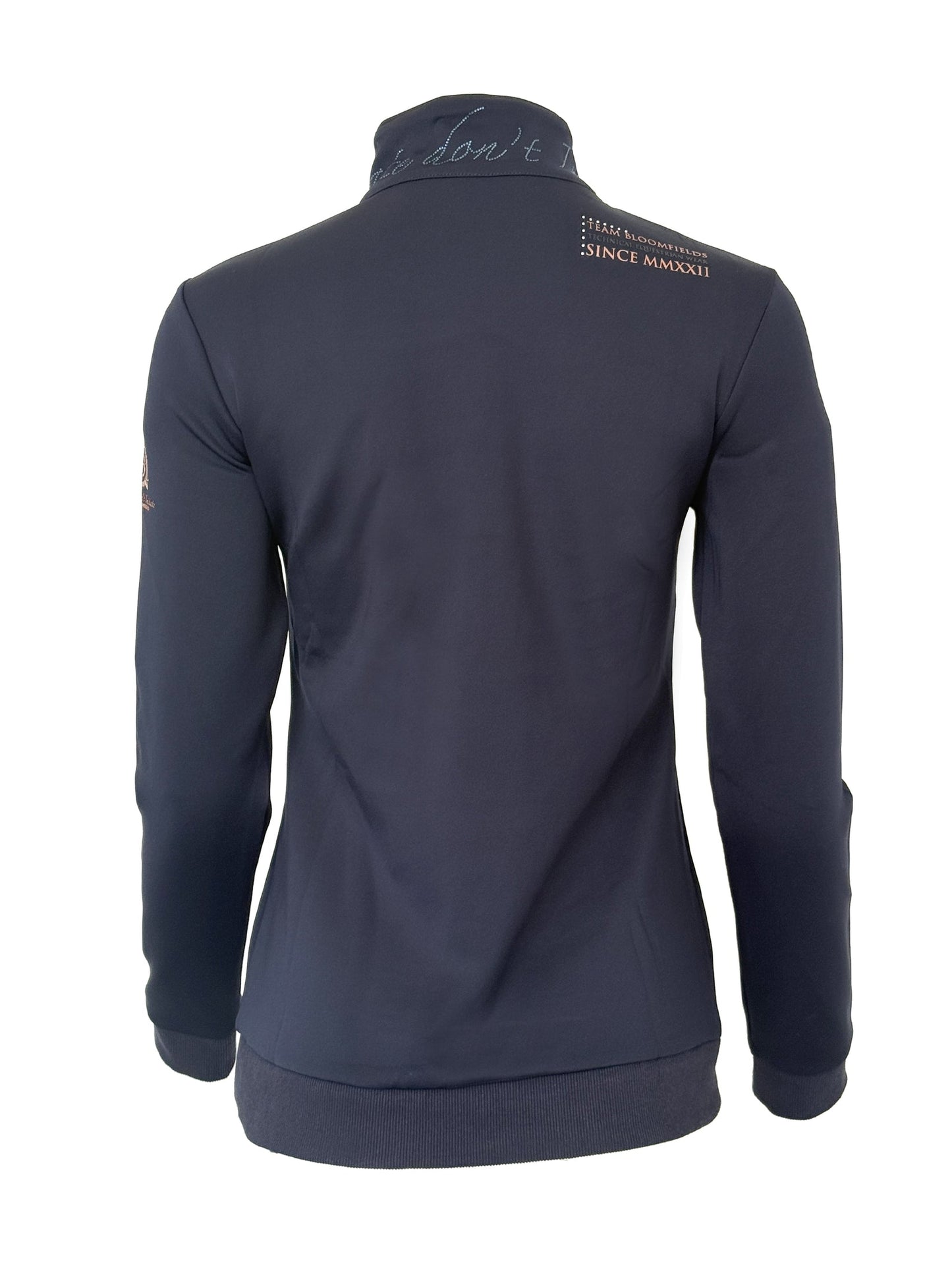 Camille Crystal Navy Quarter Zip
