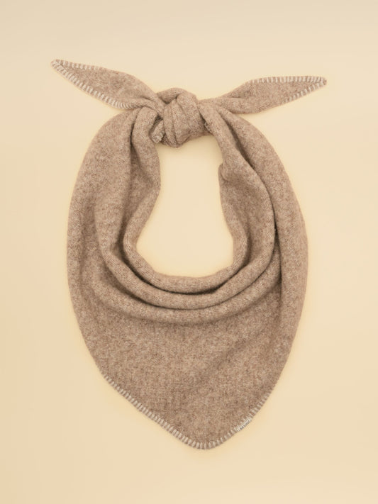 Kendra Oatmeal Triangle Scarf