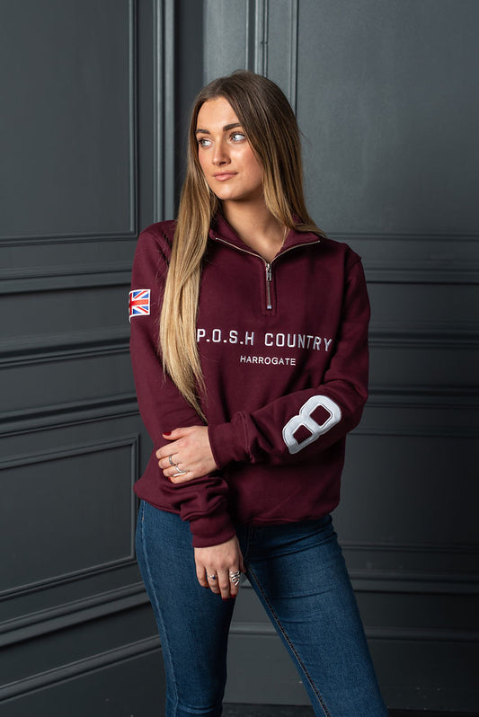 Tidal Quarter Zip Ruby Port