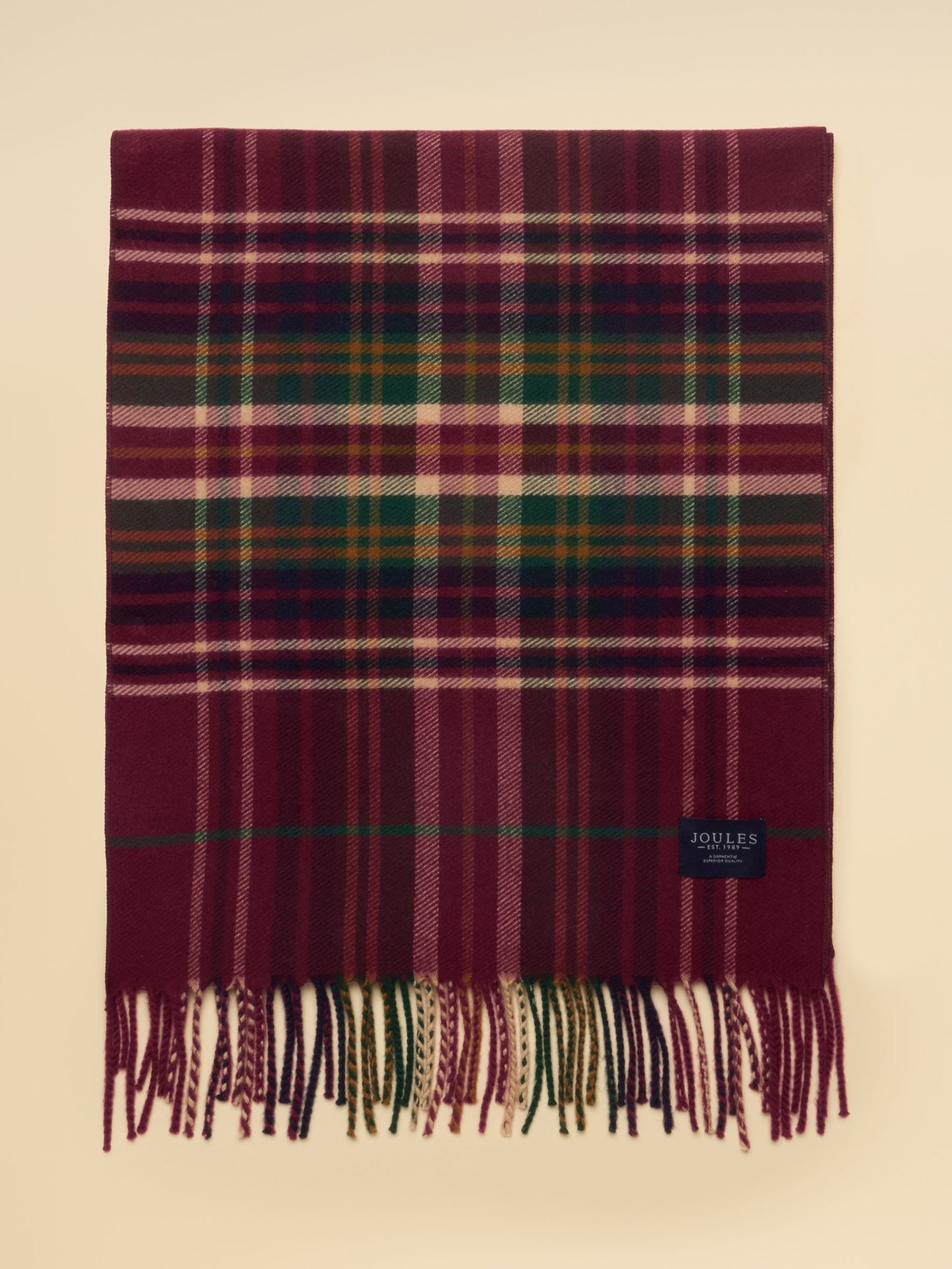 Langtree Red Check Scarf