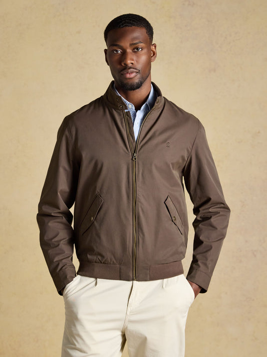 Brown Harrington Jacket