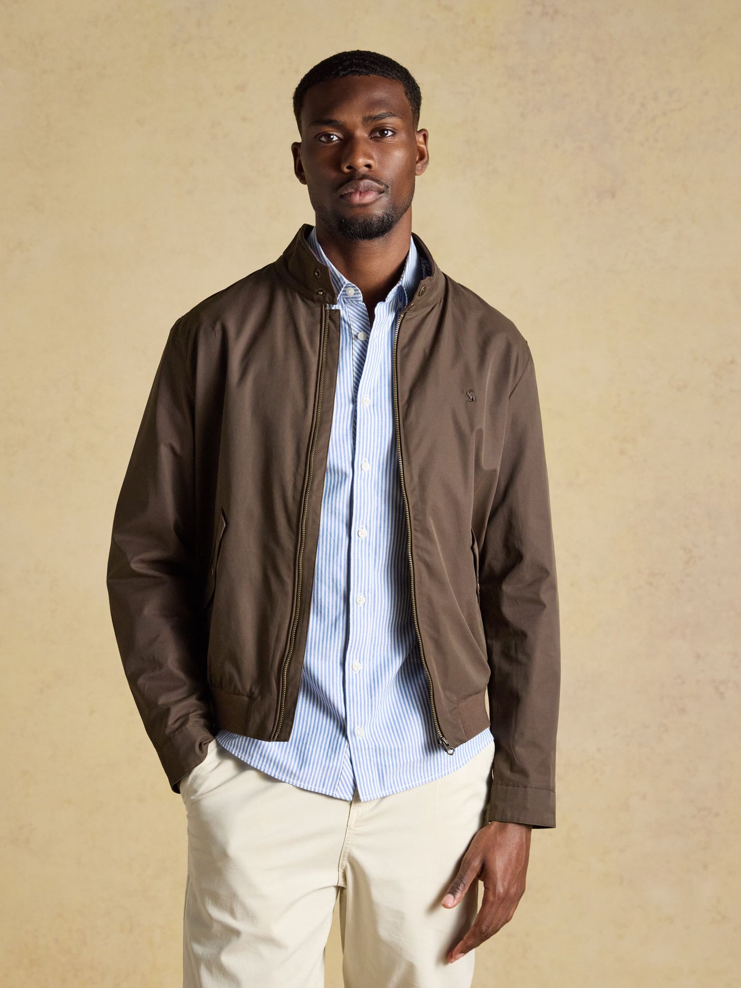 Brown Harrington Jacket