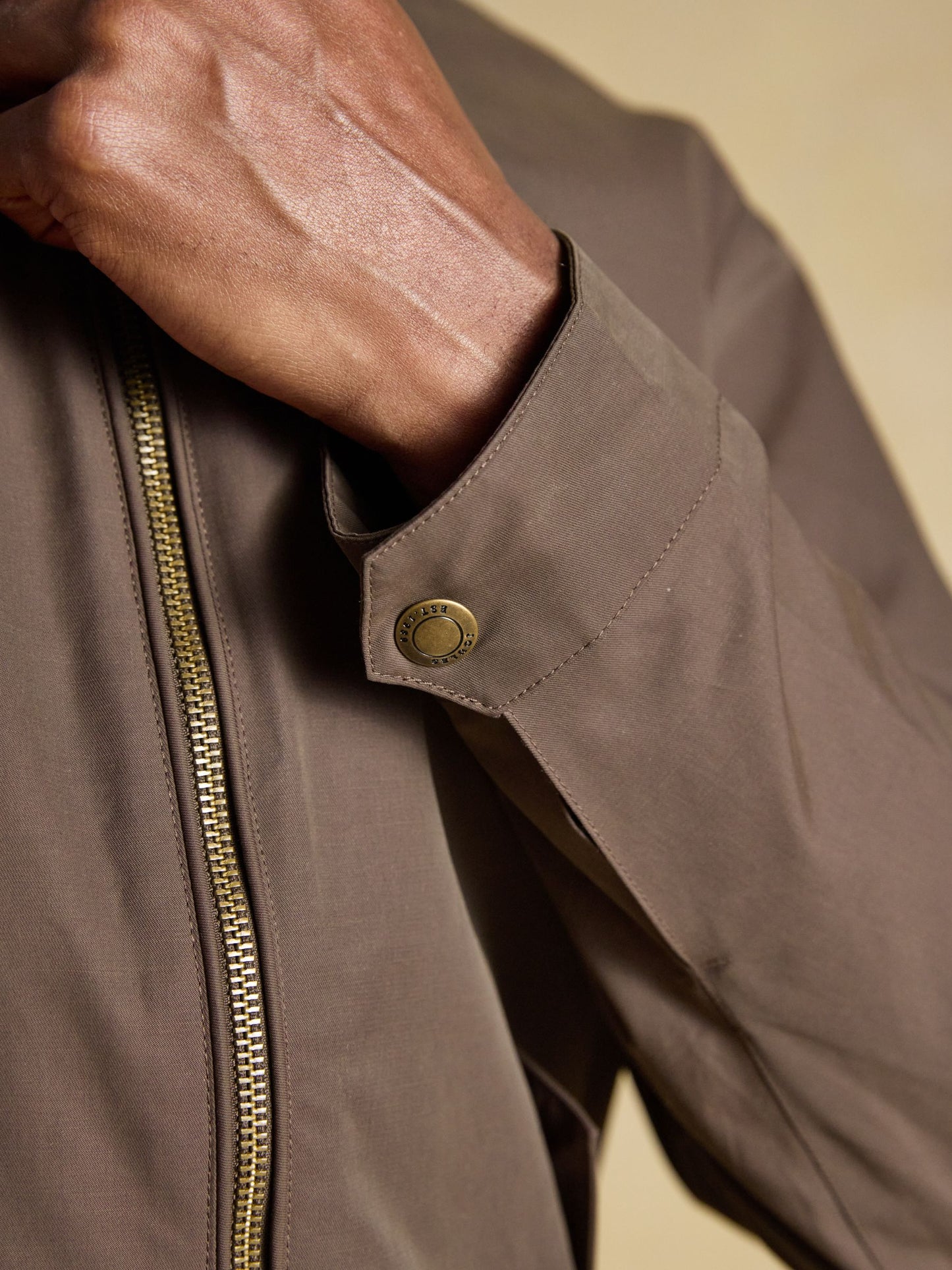 Brown Harrington Jacket