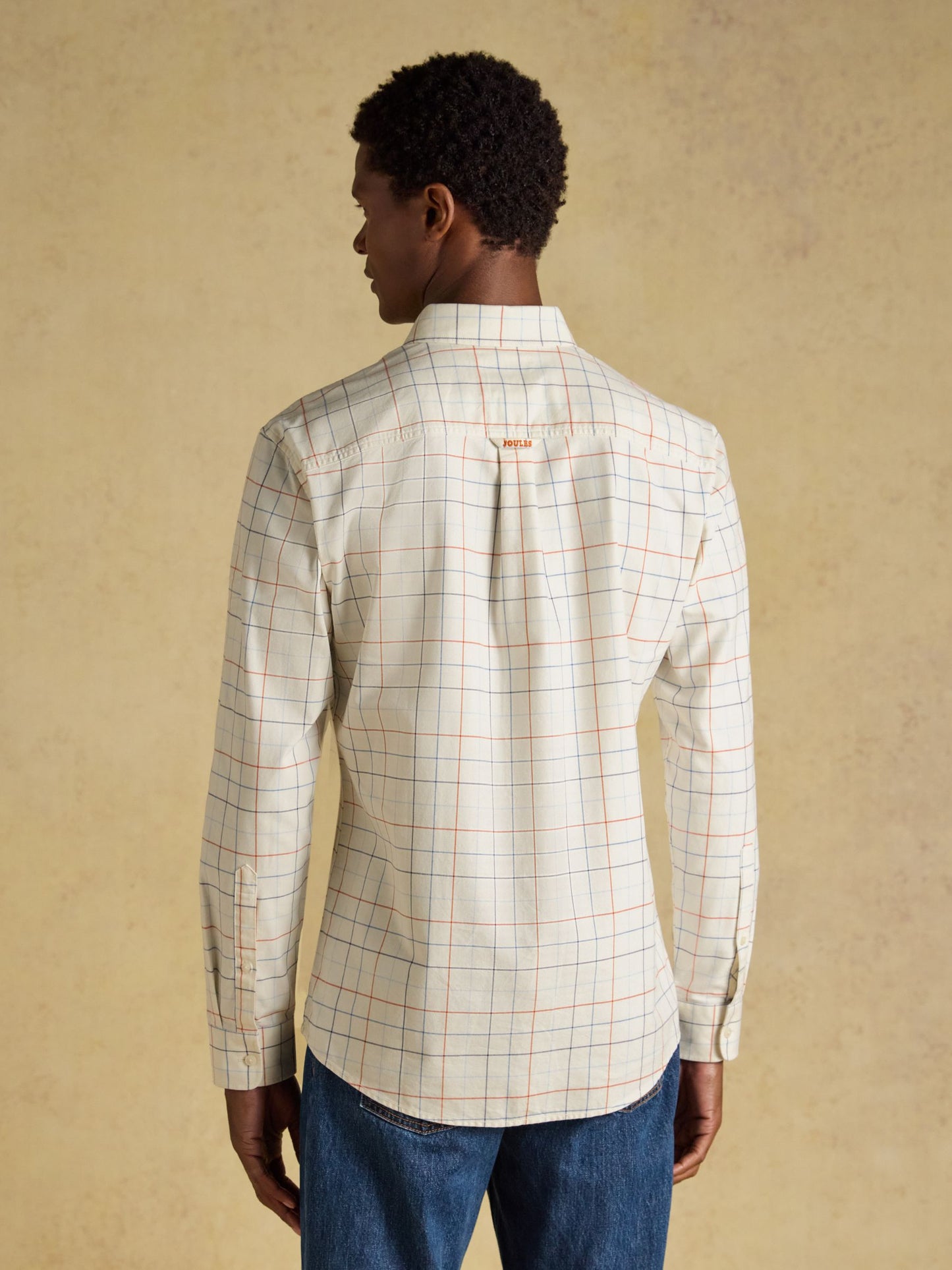 Oxford check shirt white multi