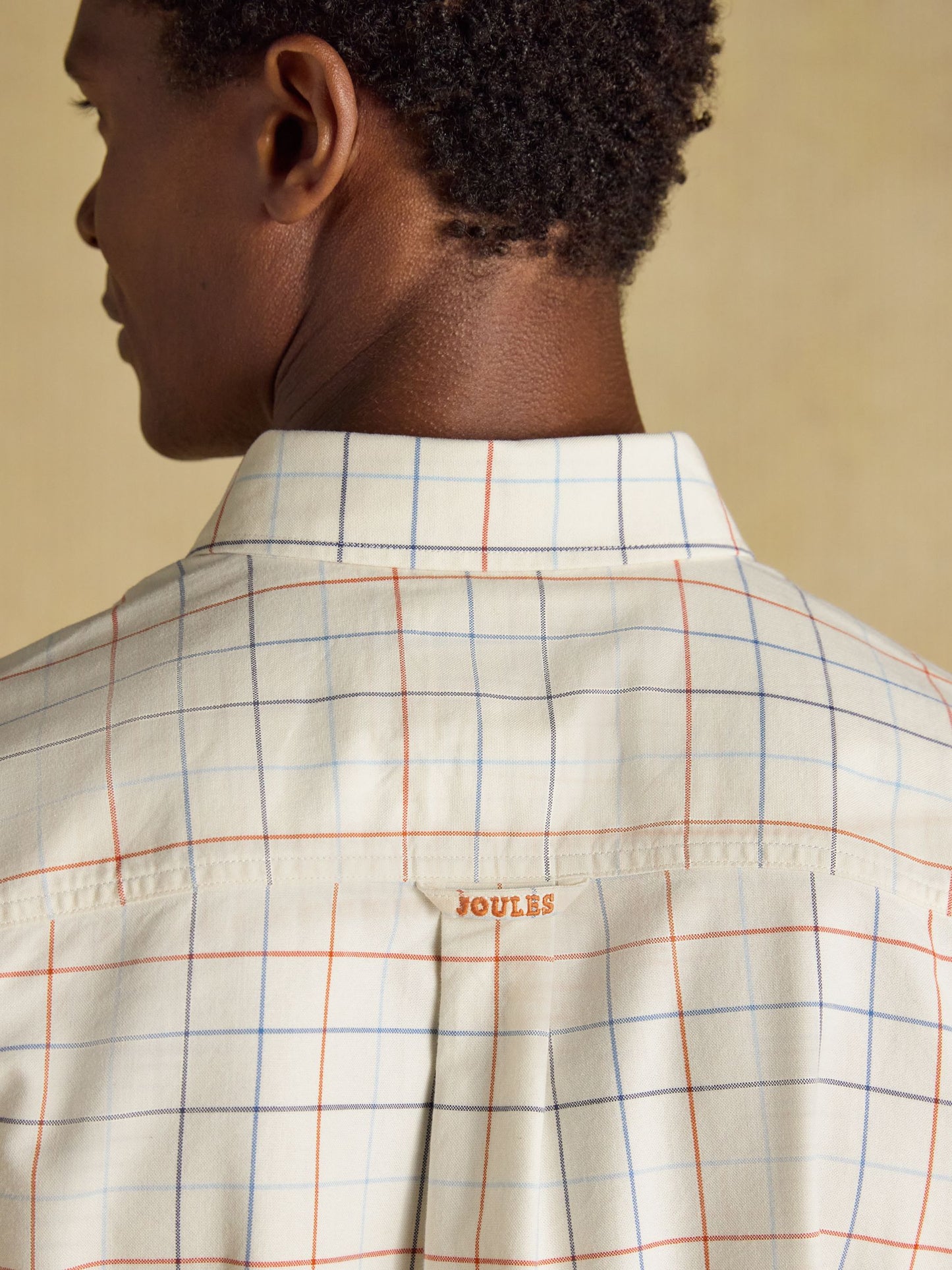 Oxford check shirt white multi