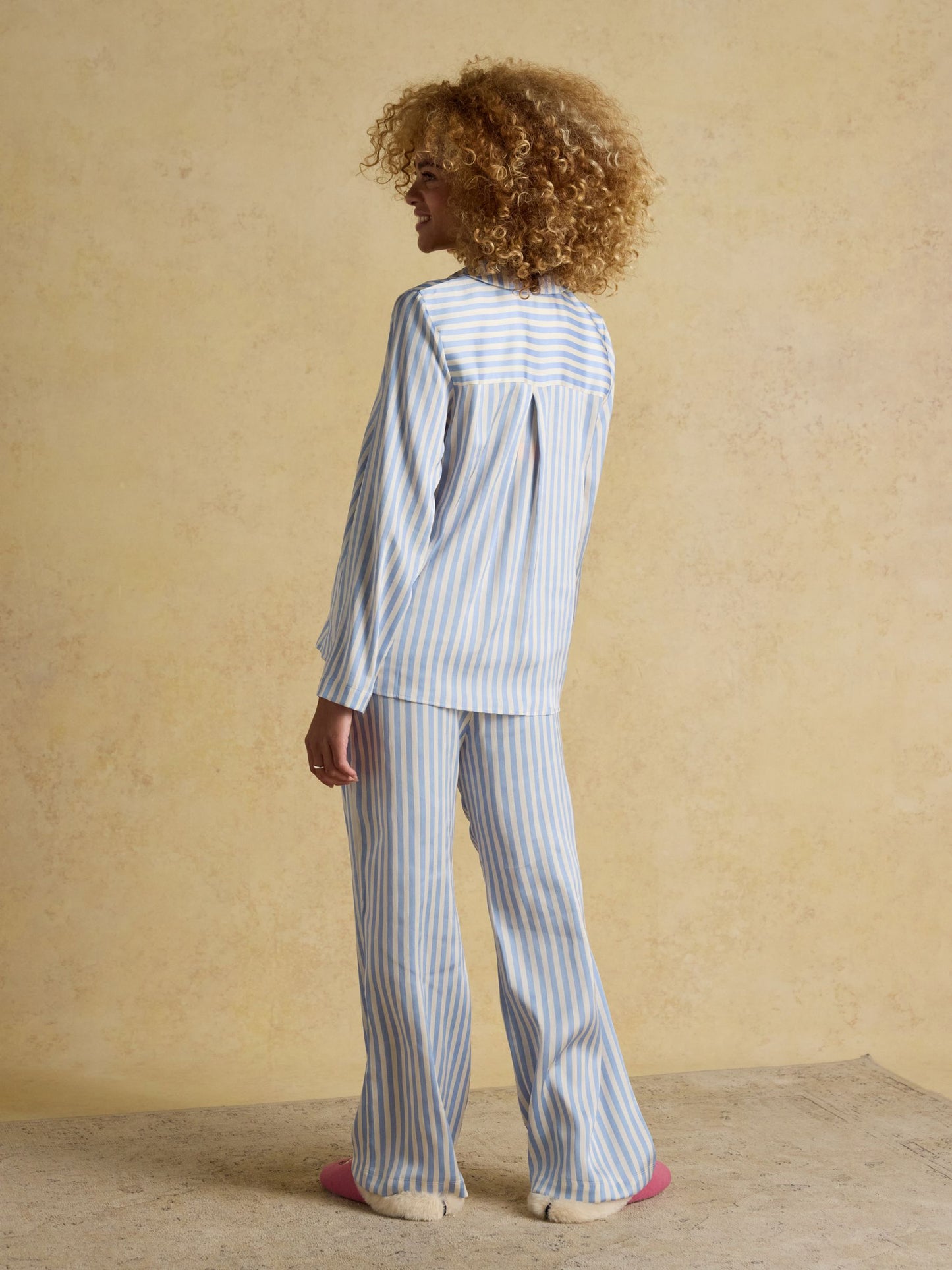 Bonnie Stripe Satin Pyjama Set