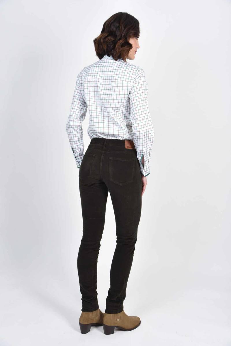 Rosie New Super Skinny Moleskins Olive