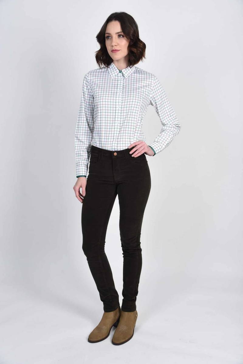 Rosie New Super Skinny Moleskins Olive