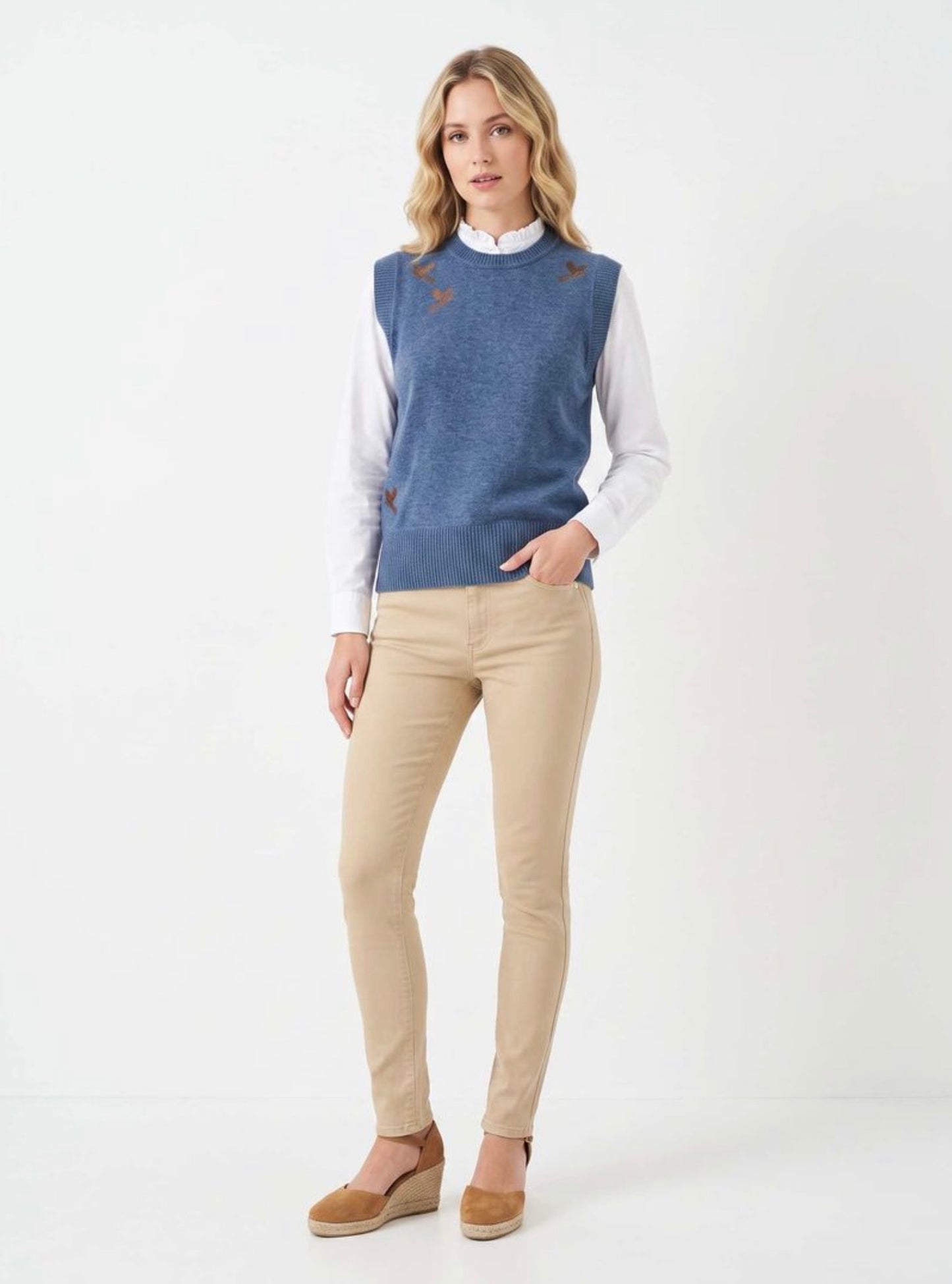 Amara Blue Denim Pheasants