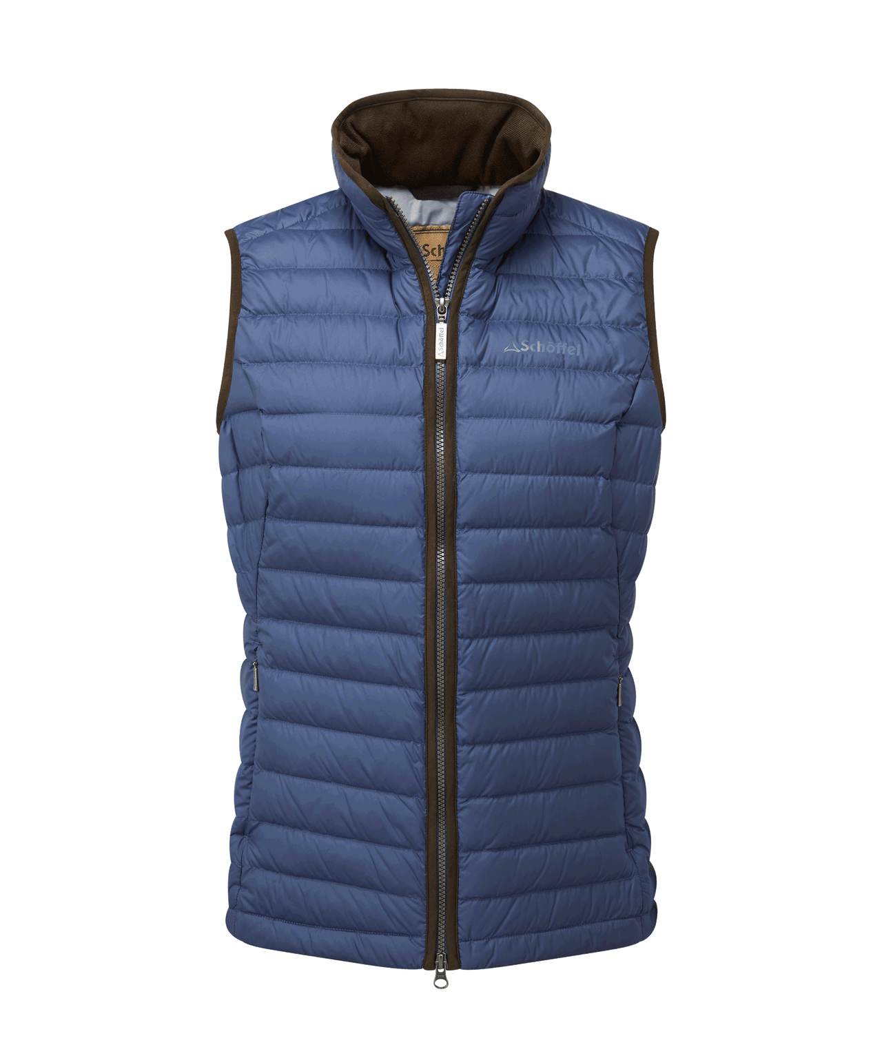 Launde Down Gilet Stone Blue