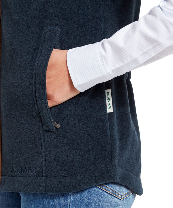 Lyndon Fleece Gilet Petrol Blue