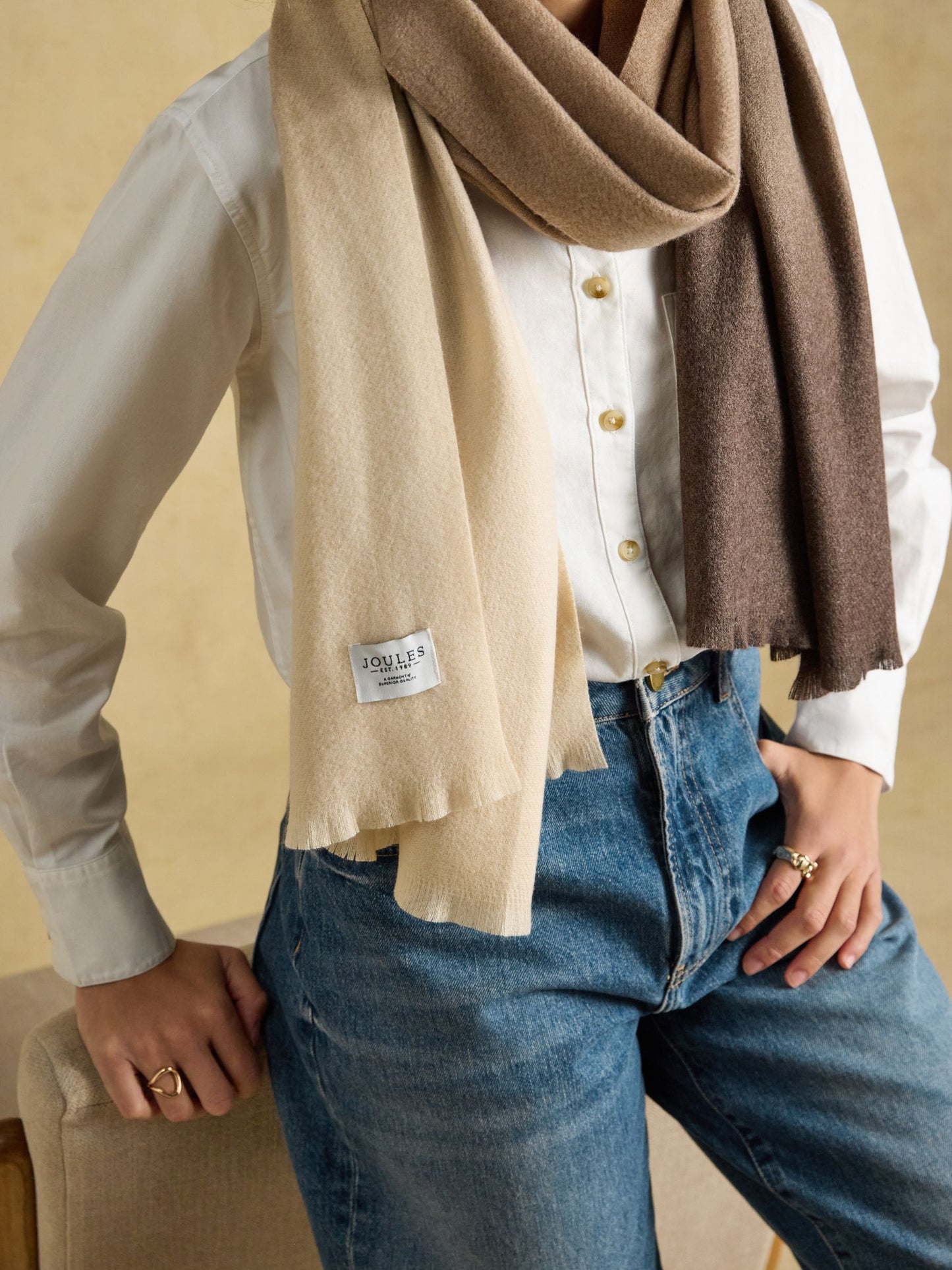 Karina Brown Ombre Scarf