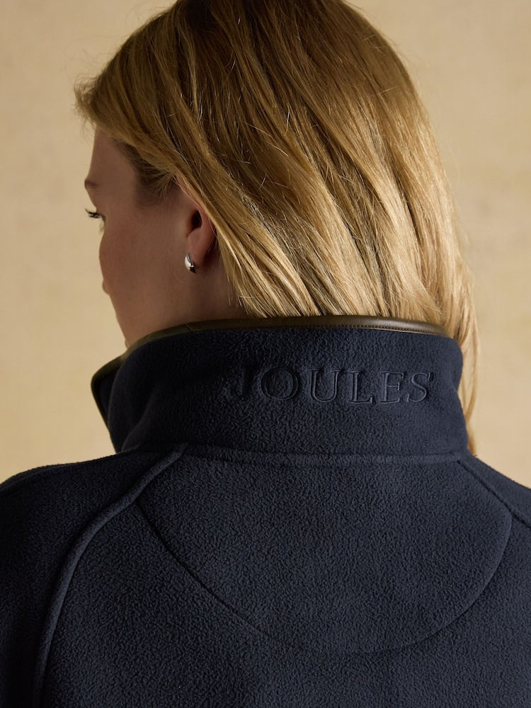 Heritage Navy Fleece Longline Cape