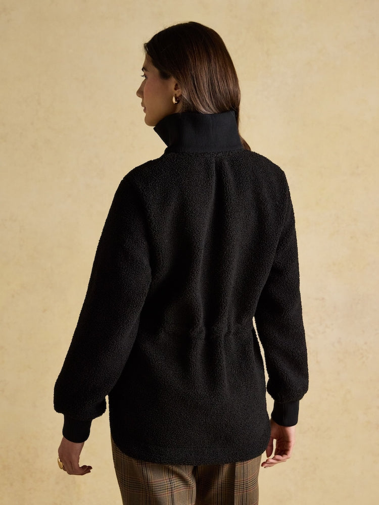 Thurleston Black Borg 3/4 Zip Fleece with Adjustable Waist
