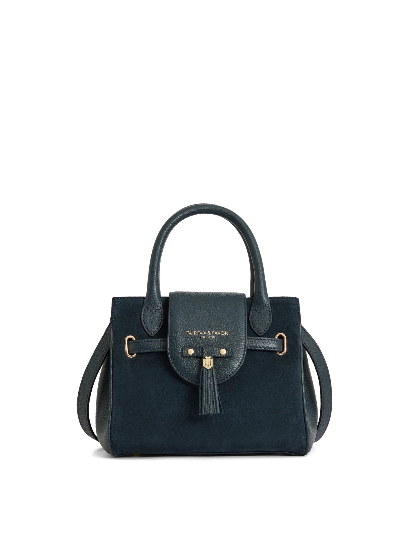 Windsor Teal Suede Mini Handbag