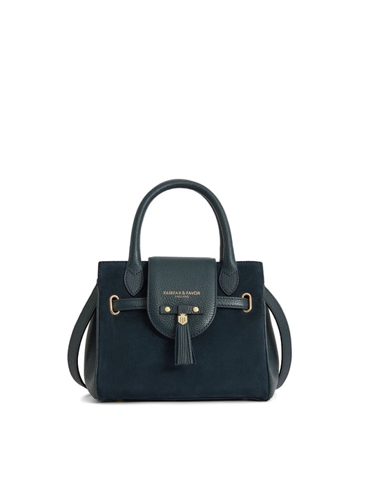 Windsor Teal Suede Mini Handbag