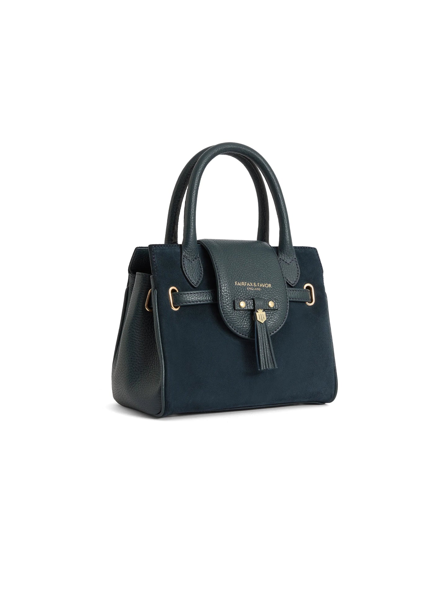 Windsor Teal Suede Mini Handbag
