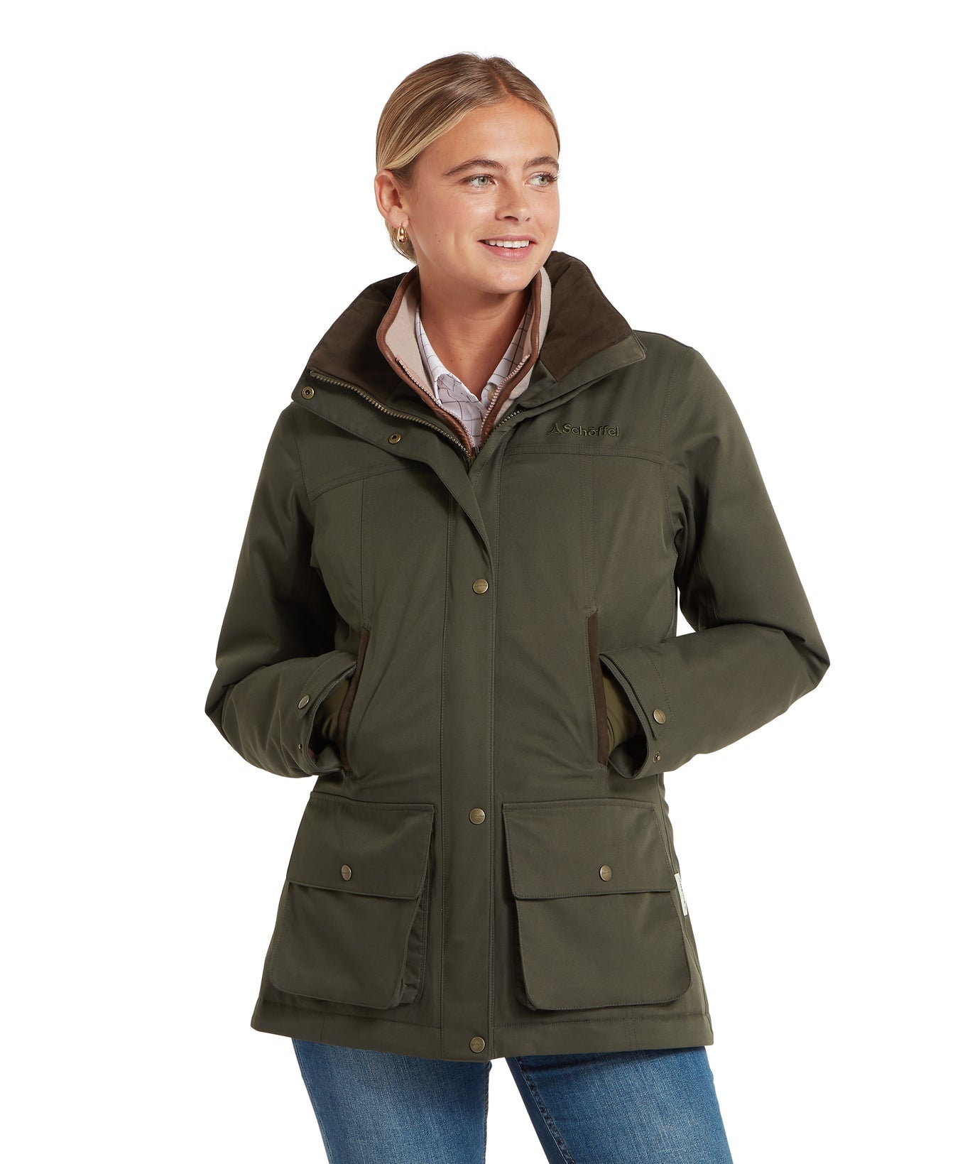 Langton Country Coat Dark Woodland