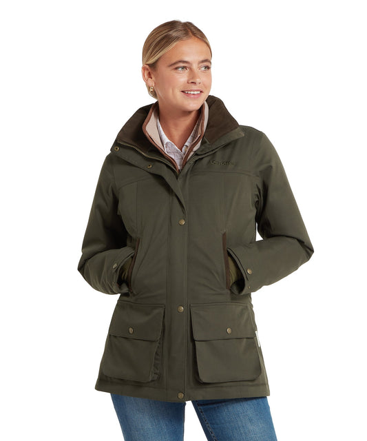 Langton Country Coat Dark Woodland