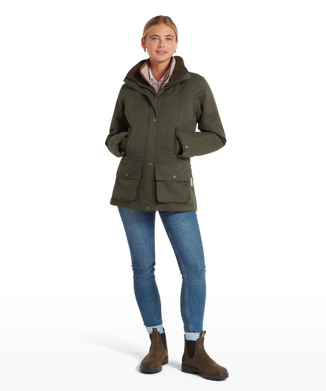 Langton Country Coat Dark Woodland