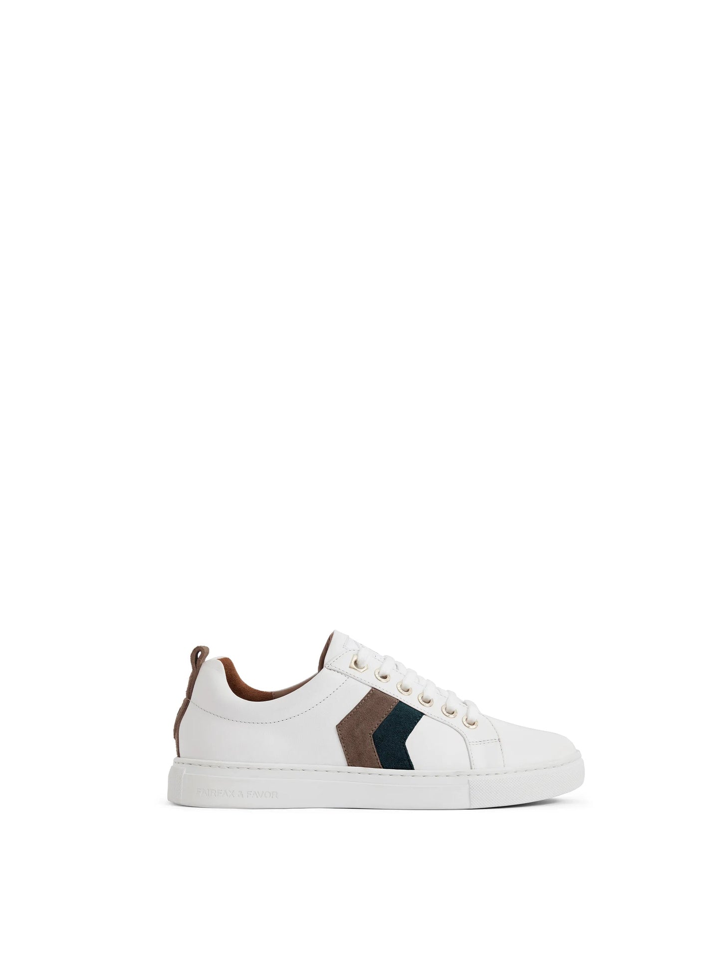 Alexandra Deep taupe/teal leather · Trainers