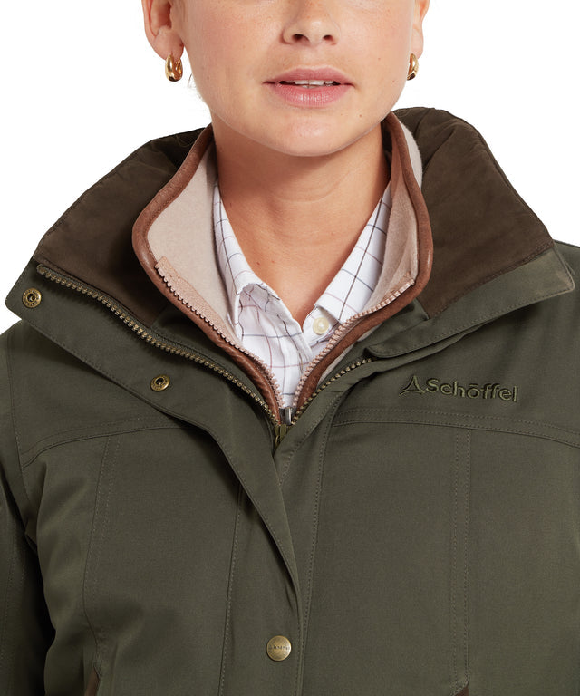 Langton Country Coat Dark Woodland