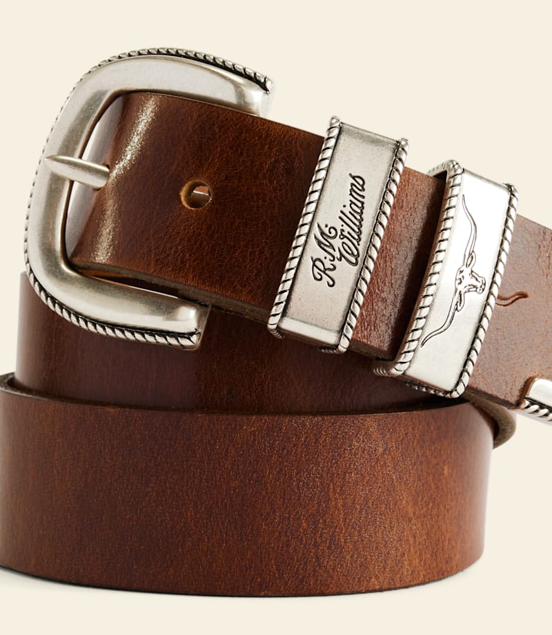 Rope Drover Belt Caramel