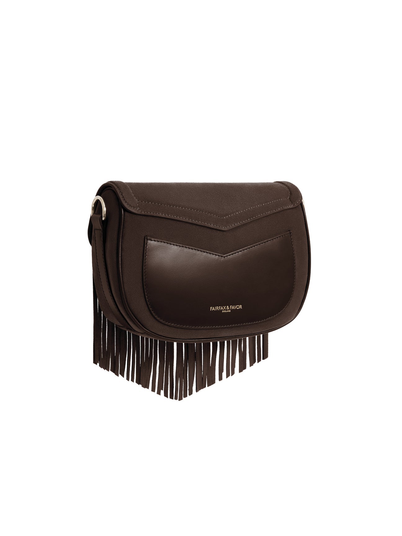The Nashville
Women's Bag - Fringed Chocolate Suede