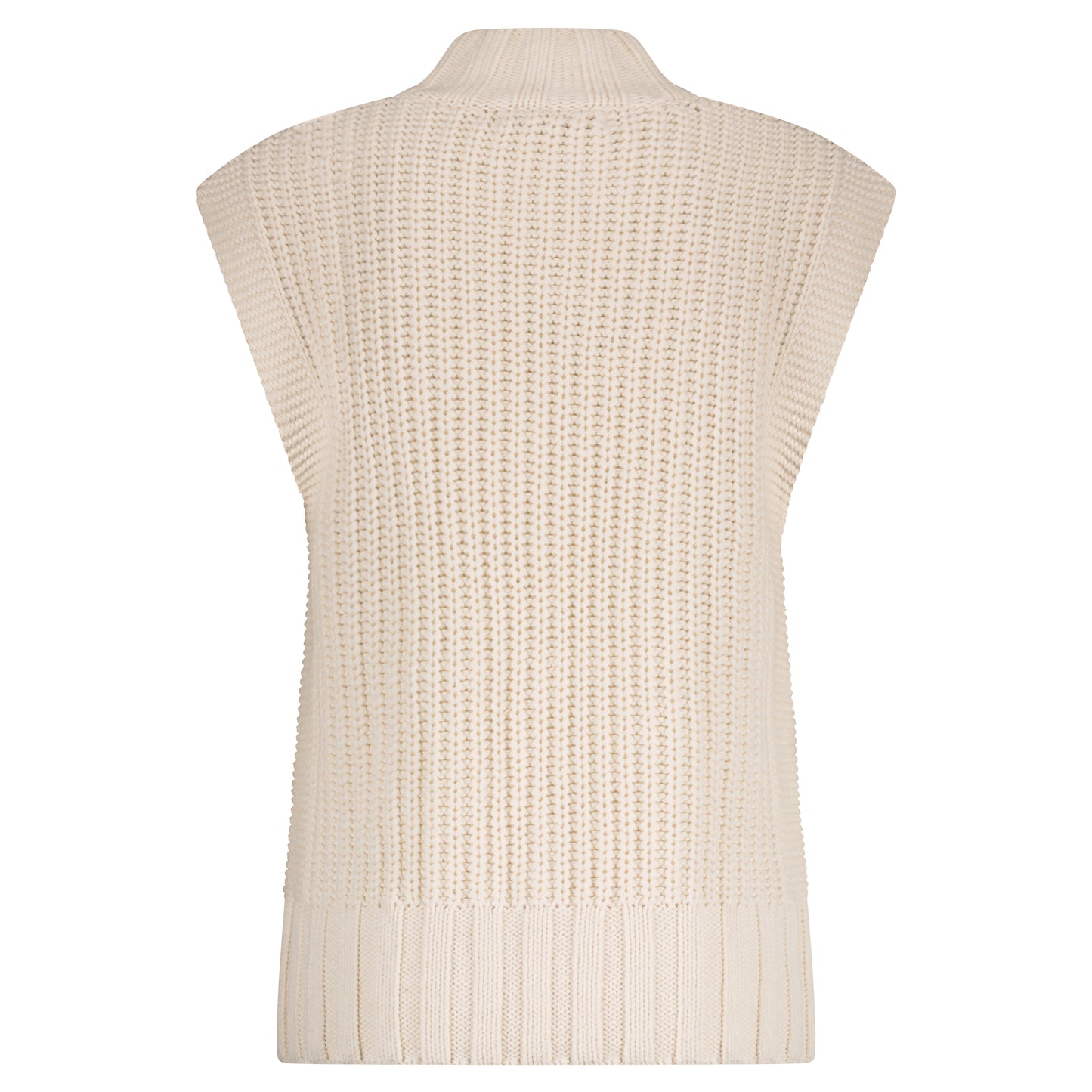 Sleeveless Cable Ecru