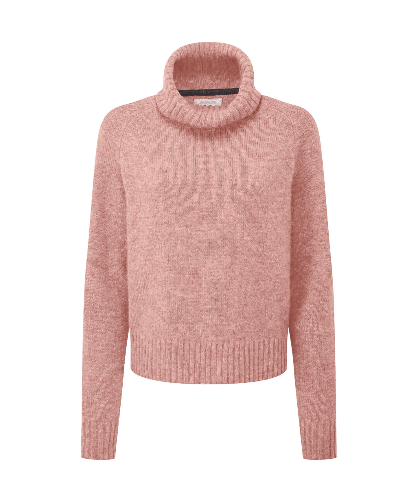 Sutton Roll Neck Jumper Dusky Pink