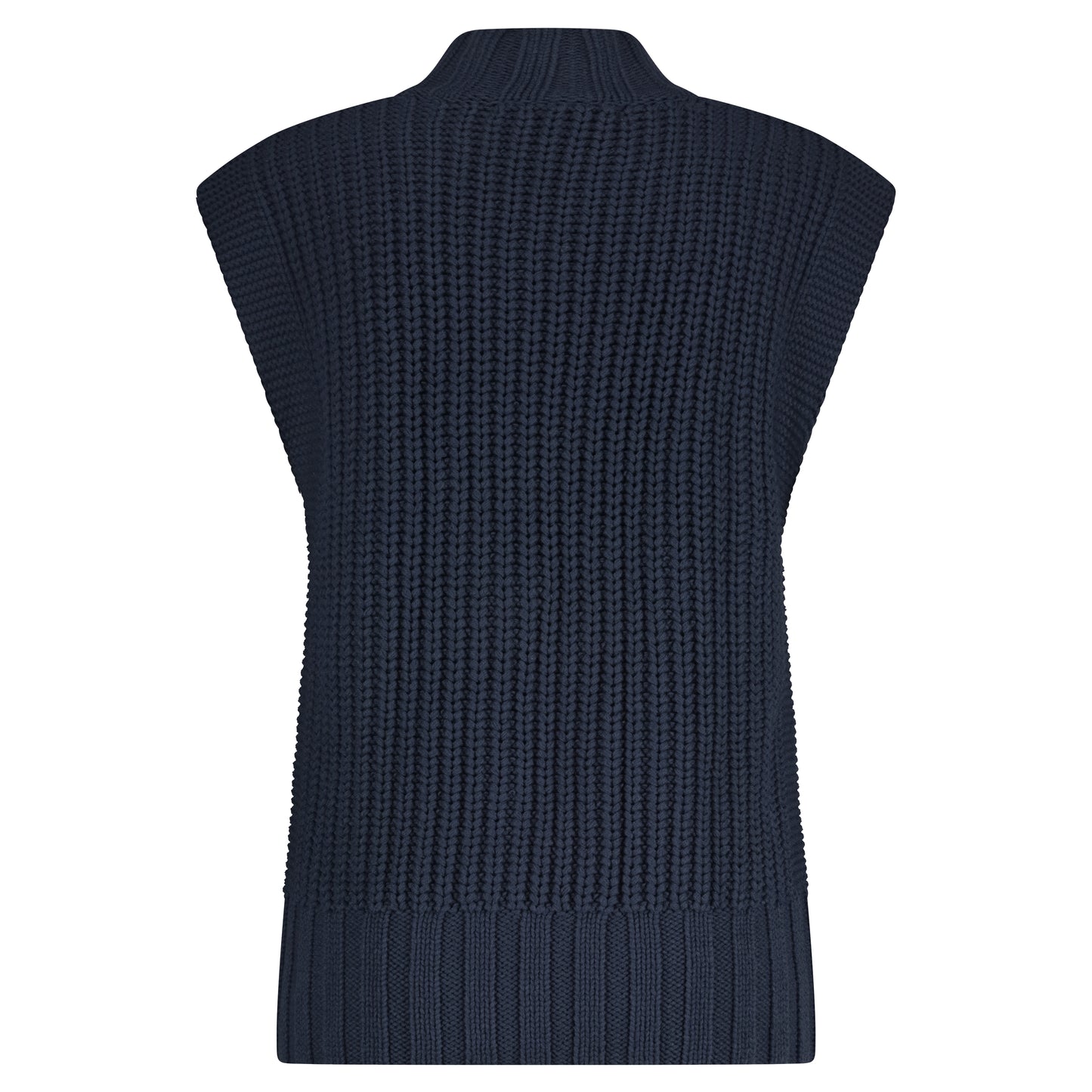 Sleeveless Cable Navy