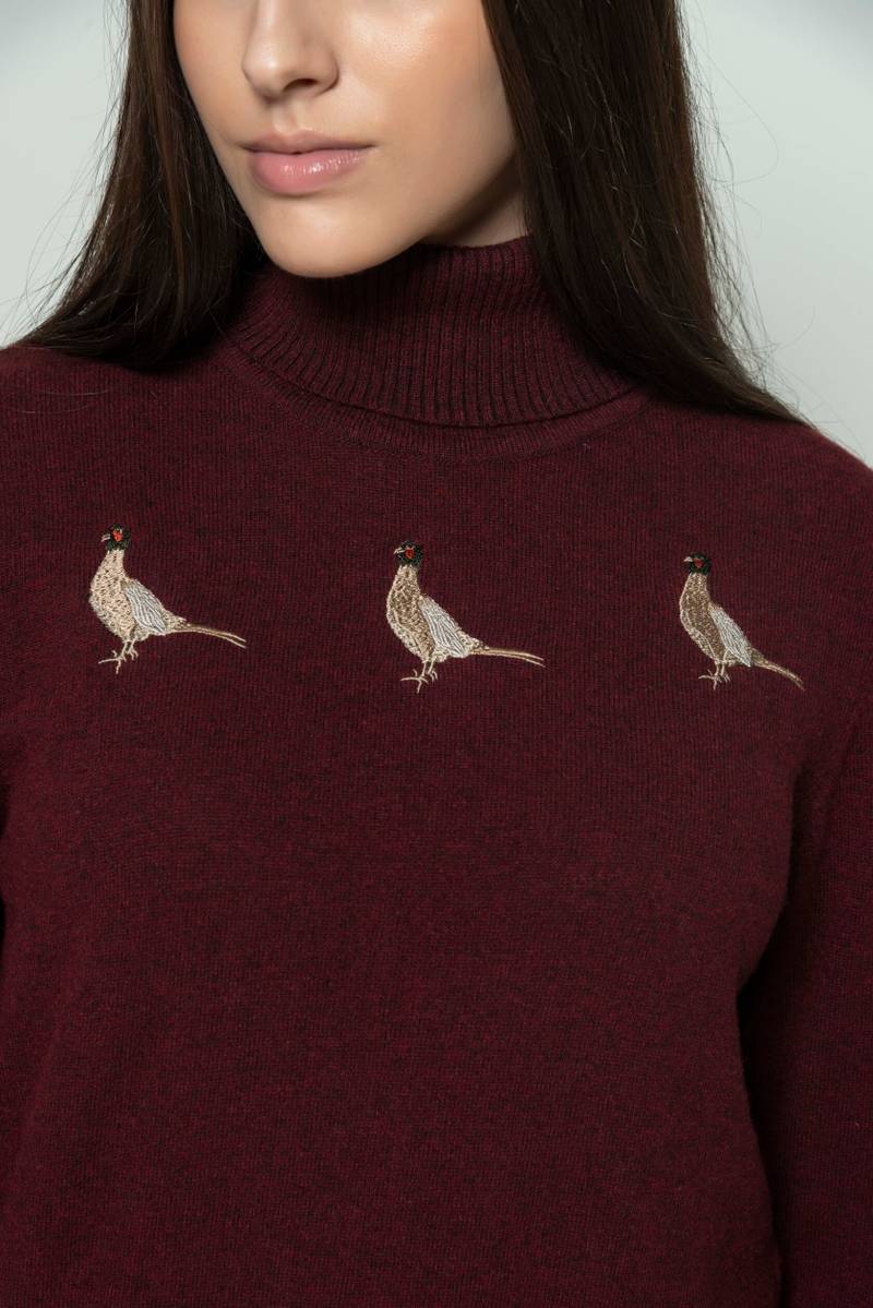 Chelsea New Pheasants Burgandy