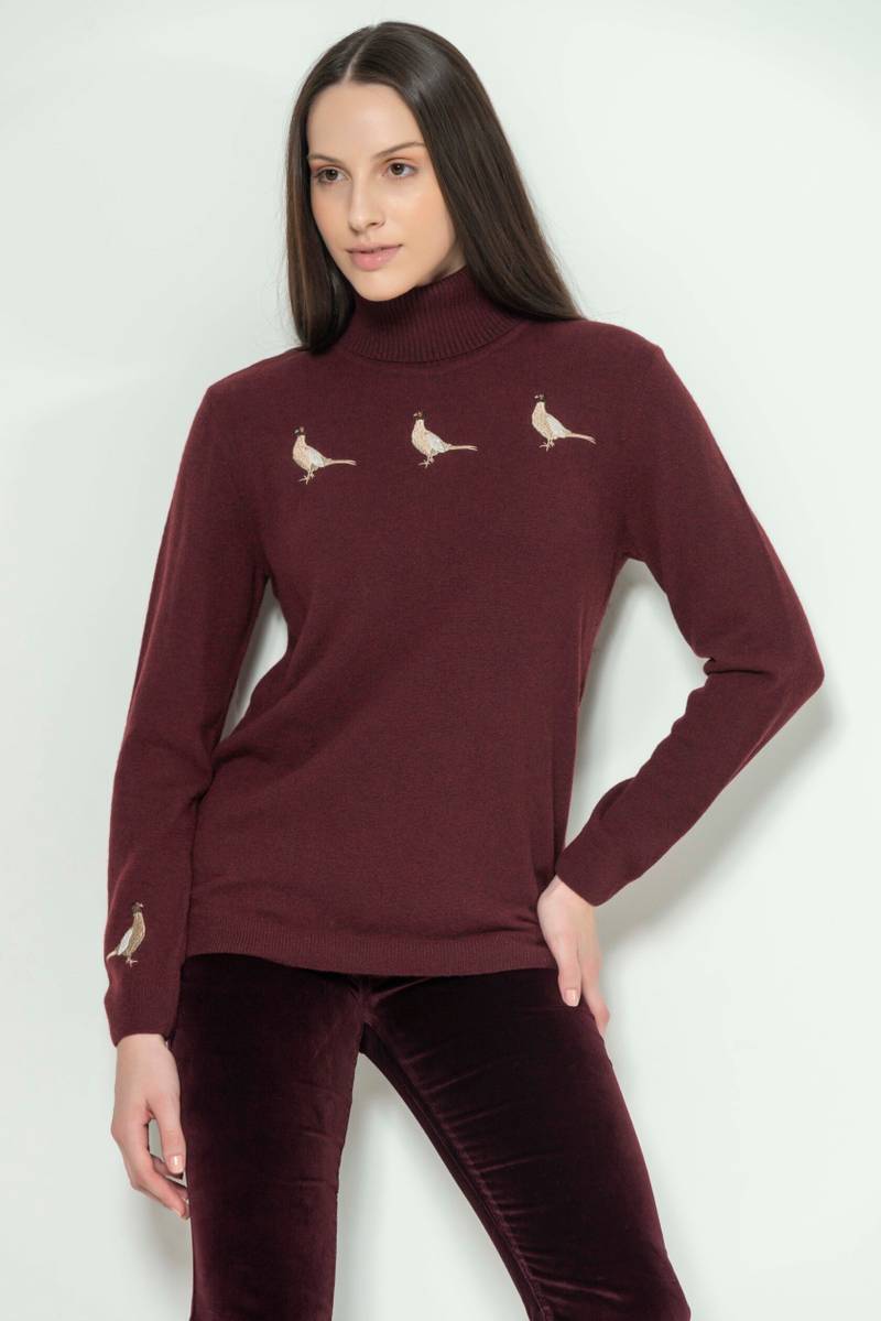 Chelsea New Pheasants Burgandy
