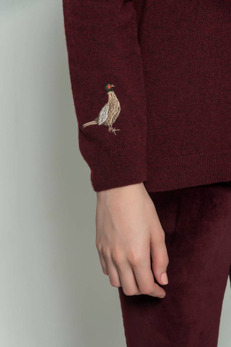 Chelsea New Pheasants Burgandy