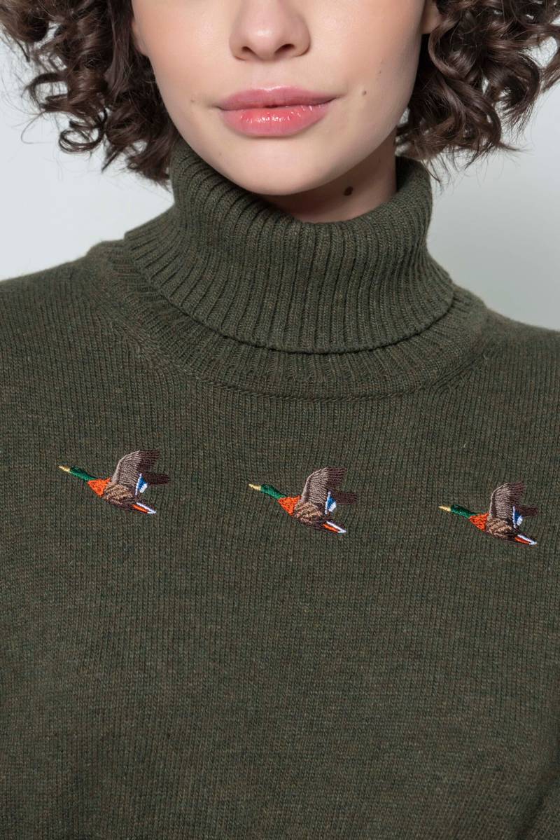 Chelsea Olive Flying Ducks Jumper