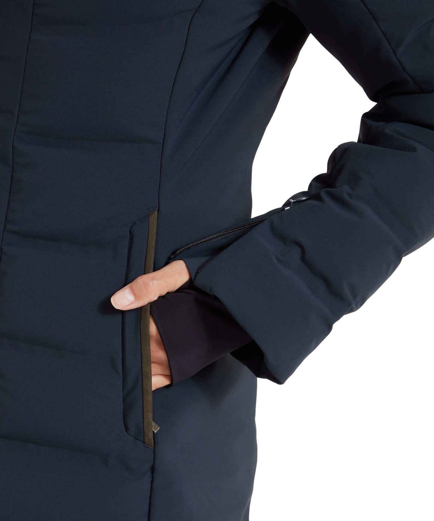 Hurlingham Waterproof Down Coat Carbon Navy