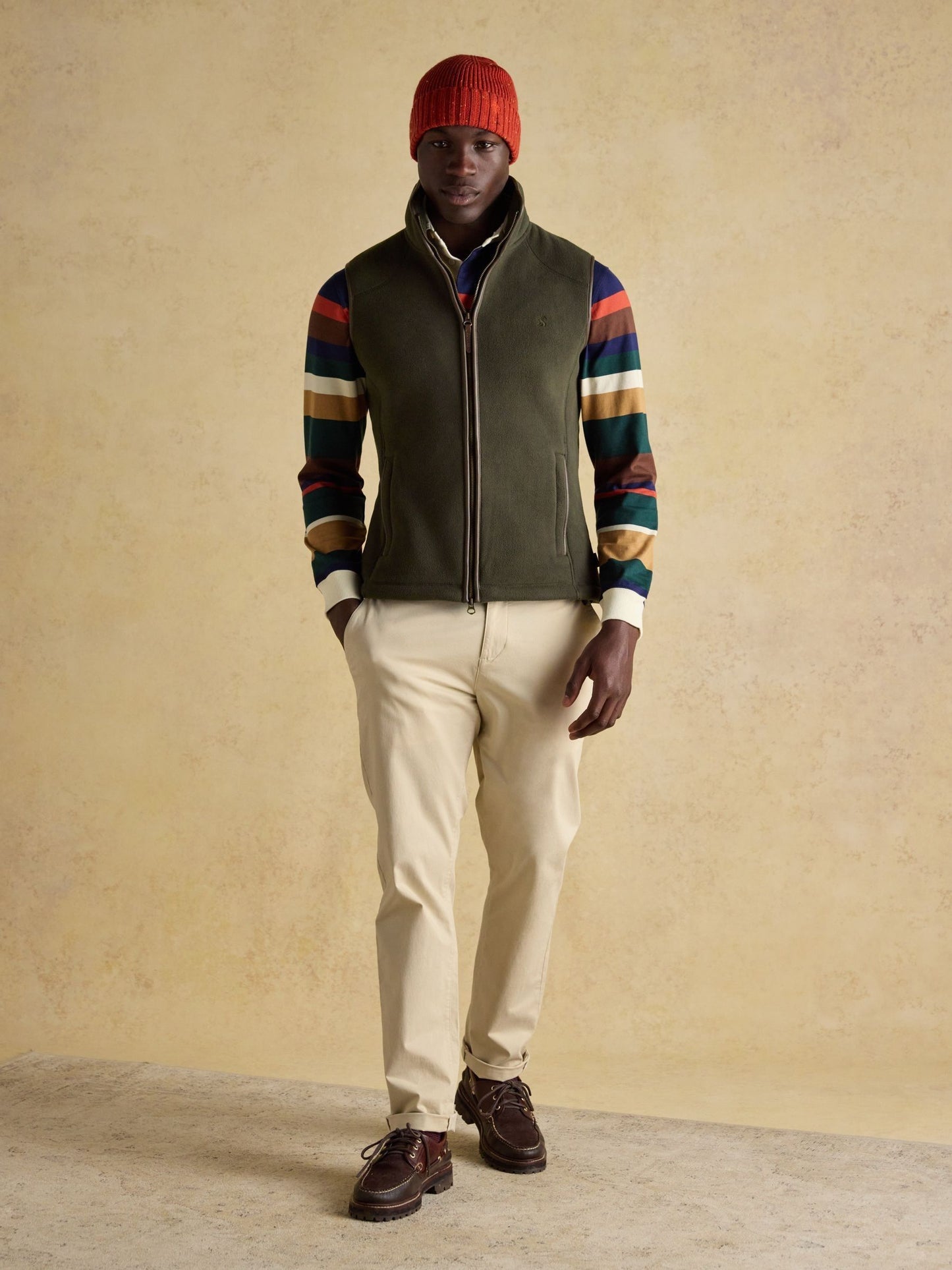 Heritage Fleece Green Gilet