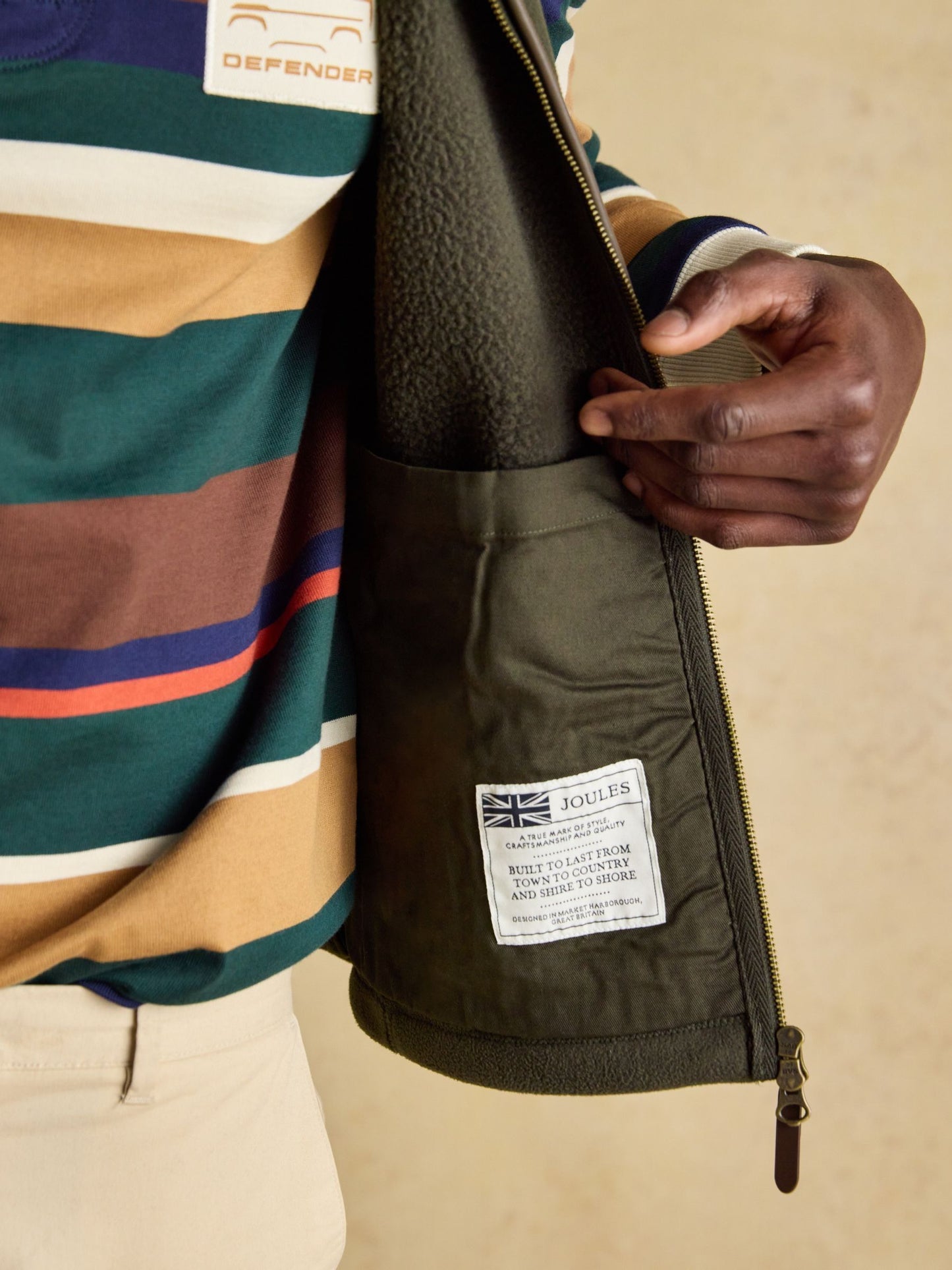 Heritage Fleece Green Gilet