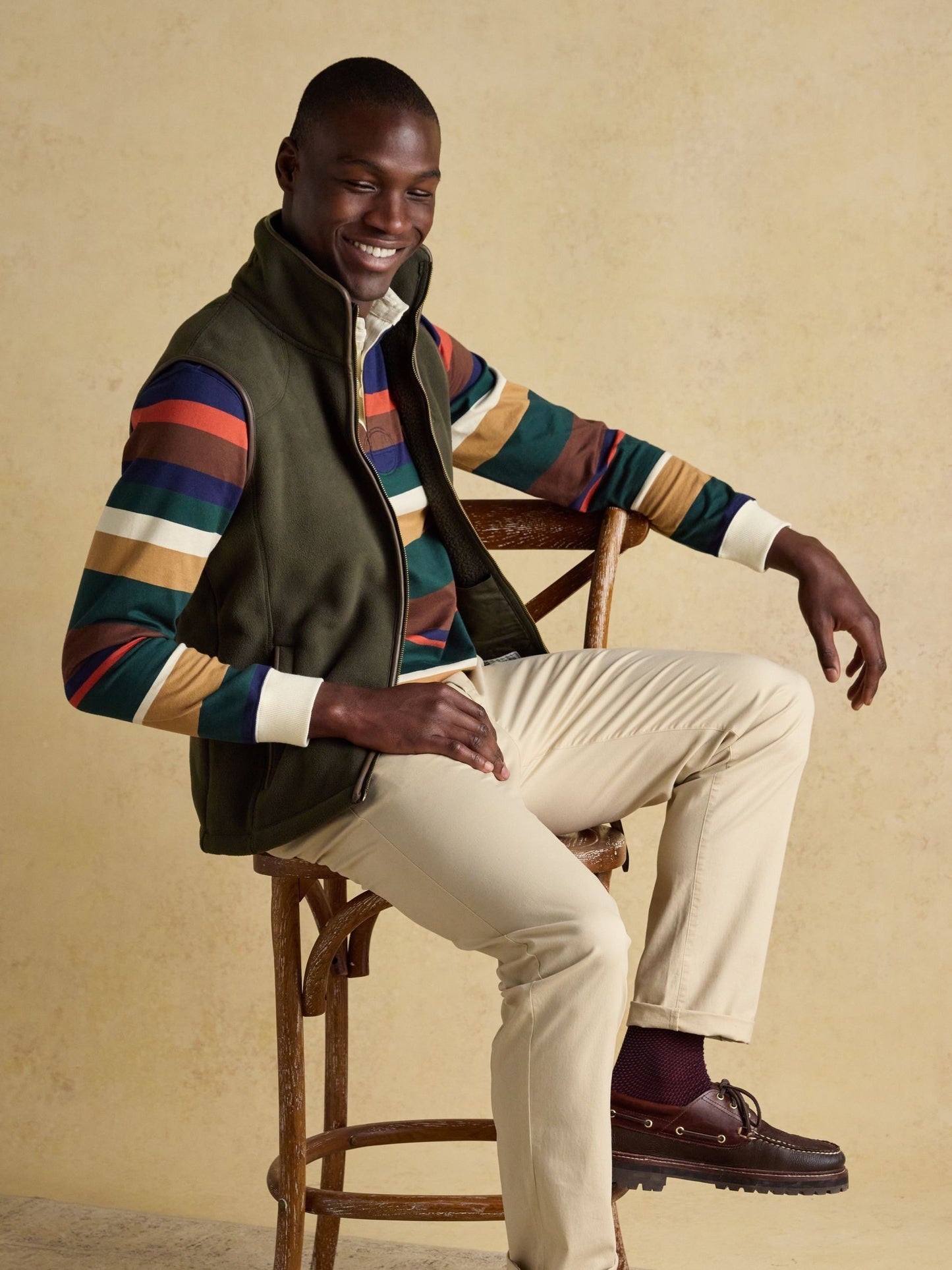 Heritage Fleece Green Gilet